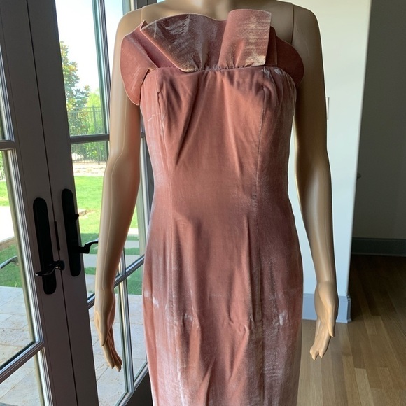 CINQ A SEPT Marceau Mauve Cocktail Dress - Picture 4 of 12